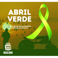 Campanha Abril Verde em Balsa Nova alerta para a conscientização sobre a saúde do trabalhador rural